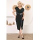 Short black evening dress