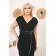 Short black evening dress