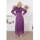 Casual/evening dresses with a soft mauve detail