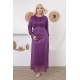 Casual/evening dresses with a soft mauve detail