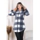 Women's plaid shirt