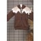 Brown wool jacket for children