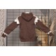 Brown wool jacket for children