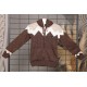 Brown wool jacket for children