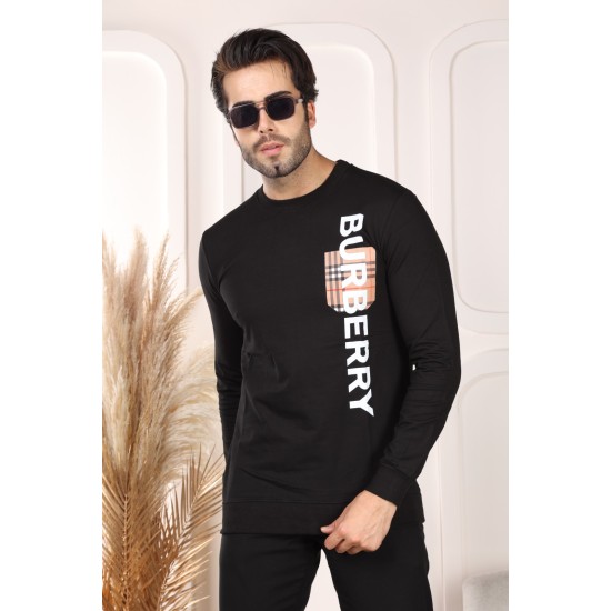 Burberry men's black sweater