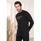 Pierre cardin men's black sweater