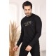 Pierre cardin men's black sweater