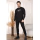 Pierre cardin men's black sweater