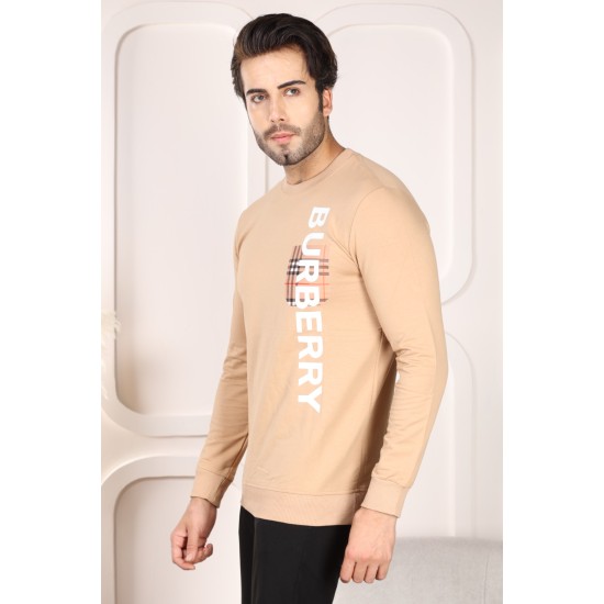 Burberry beige offwhite men's sweater