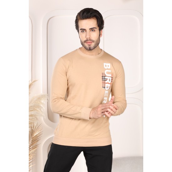 Burberry beige offwhite men's sweater