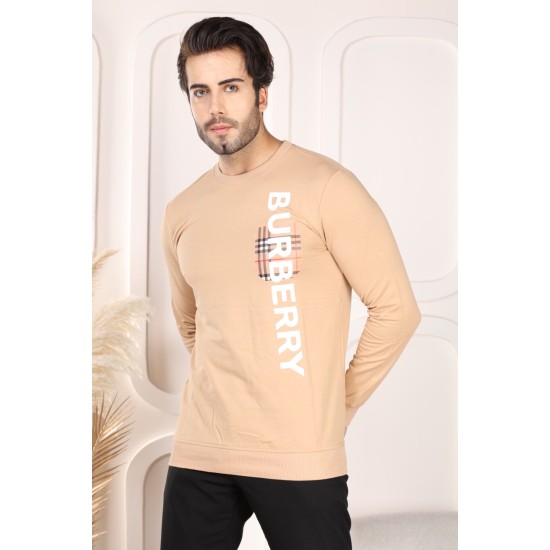 Burberry beige offwhite men's sweater