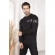 Men's black sweatshirt with cool Burb logo