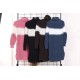 High collar wool sweater