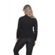 Black turtleneck wool sweater